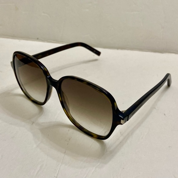 Saint Laurent, Italy Brown Tortoise Sunglasses 57#16 140 - Picture 4 of 14